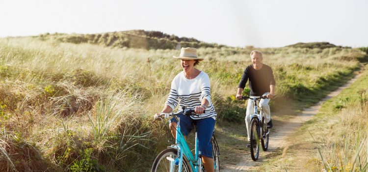 Couple enjoys the freedom of having healthy savings